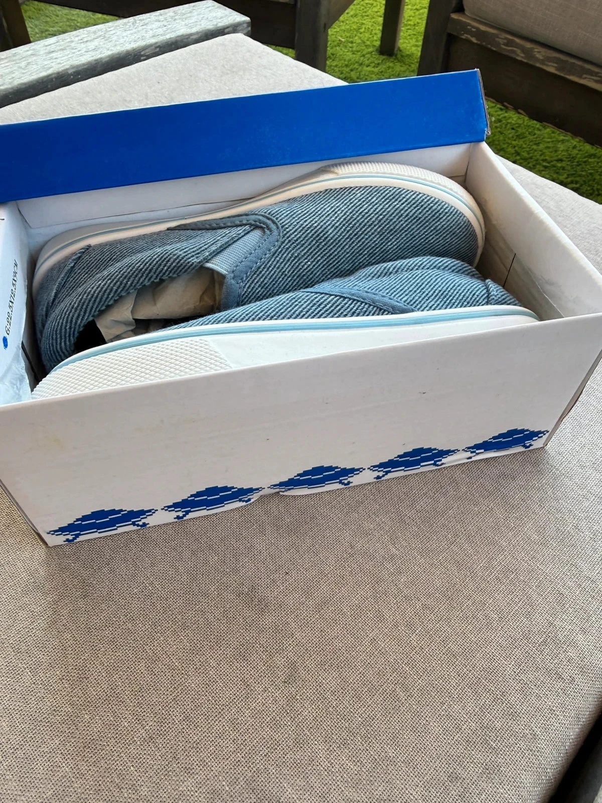 Slip-on sneakers van denim (Denim) - – photo 3